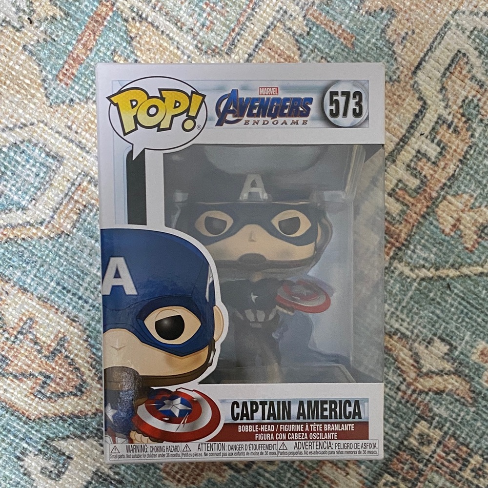 Avengers Endgame Funko Pop Captain America Figure 573